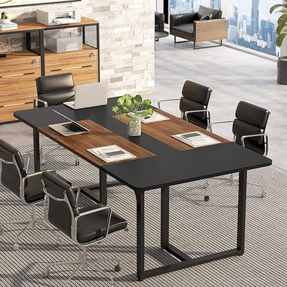 Meeting Table for 8 People | Conference Table | Large Office Table | 240 cm Long X 120 cm Wide | 8 ft Table |